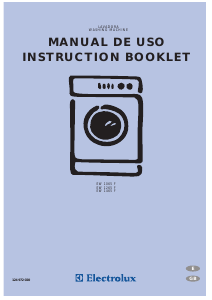 Manual de uso Electrolux EW1265F Lavadora