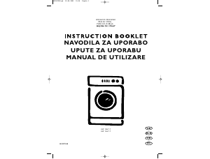 Manual Electrolux EW1267F Washing Machine