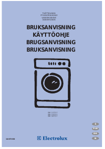 Brugsanvisning Electrolux EW1275F Vaskemaskine