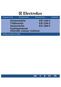 Brugsanvisning Electrolux EW1404F Vaskemaskine