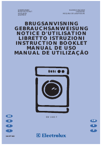 Manual Electrolux EW1440F Máquina de lavar roupa