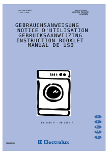 Manual de uso Electrolux EW1454F Lavadora