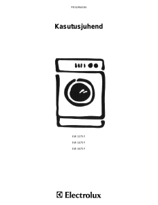 Kasutusjuhend Electrolux EW1675F Pesumasin