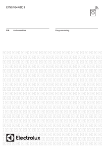 Brugsanvisning Electrolux EW6F6448Q1 Vaskemaskine