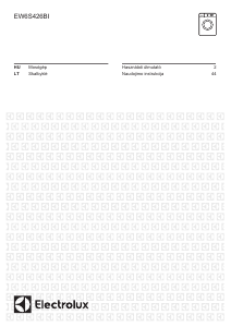 Használati útmutató Electrolux EW6S426BI Mosógép