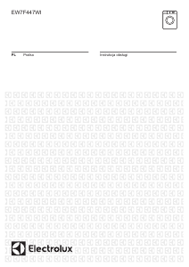Instrukcja Electrolux EW7F447WI Pralka