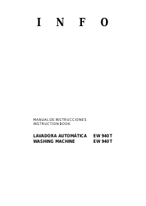 Manual Electrolux EW940T Washing Machine