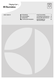 Rokasgrāmata Electrolux EWB105405W Veļas mašīna