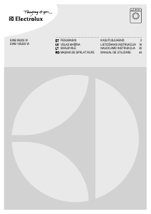 Rokasgrāmata Electrolux EWB95205W Veļas mašīna