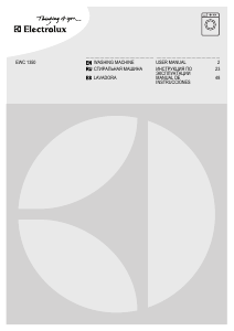 Manual de uso Electrolux EWC1350 Lavadora