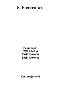 Kasutusjuhend Electrolux EWF10040W Pesumasin