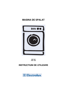 Manual Electrolux EWF1005 Mașină de spălat