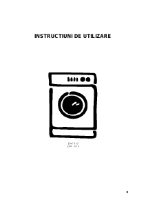 Manual Electrolux EWF1010 Mașină de spălat