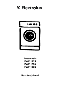 Kasutusjuhend Electrolux EWF1020 Pesumasin