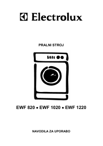 Priročnik Electrolux EWF1020 Pralni stroj