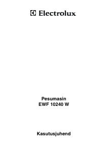 Kasutusjuhend Electrolux EWF10240W Pesumasin