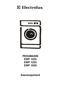 Kasutusjuhend Electrolux EWF1025 Pesumasin