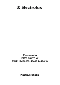 Kasutusjuhend Electrolux EWF10470W Pesumasin