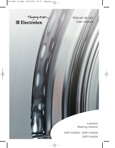Manual de uso Electrolux EWF10480W Lavadora