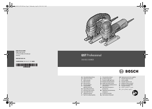 Руководство Bosch GST 150 CE Электрический лобзик