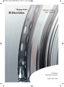 Manual de uso Electrolux EWF106110W Lavadora