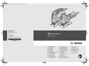 Manual de uso Bosch GST 160 BCE Sierra de calar