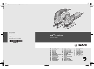 Manual Bosch GST 160 CE Serra de recortes