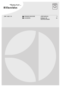 Manual de uso Electrolux EWF108211W Lavadora