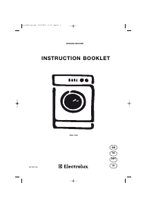 Hướng dẫn sử dụng Electrolux EWF1090 Máy giặt