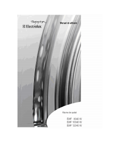 Manual Electrolux EWF12040W Mașină de spălat
