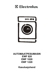 Kasutusjuhend Electrolux EWF1220 Pesumasin