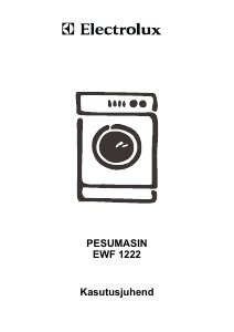 Kasutusjuhend Electrolux EWF1222 Pesumasin