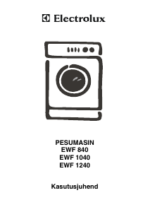 Kasutusjuhend Electrolux EWF1240 Pesumasin