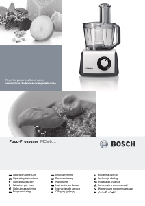 Manual Bosch MCM68885 Food Processor