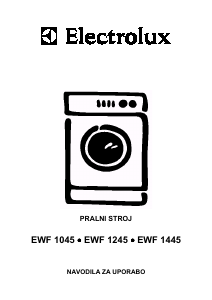 Priročnik Electrolux EWF1245 Pralni stroj