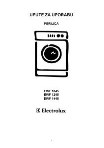 Priručnik Electrolux EWF1245 Stroj za pranje rublja