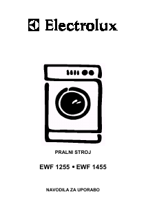 Priročnik Electrolux EWF1255 Pralni stroj