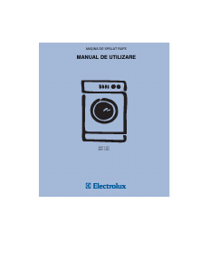 Manual Electrolux EWF1255 Mașină de spălat