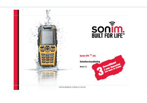 Handleiding Sonim XP3.10 Enduro Mobiele telefoon