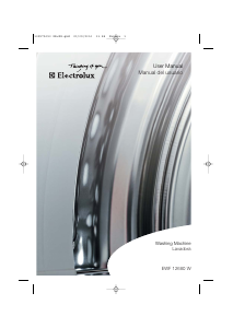 Manual de uso Electrolux EWF12680W Lavadora