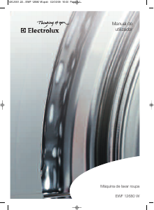 Manual Electrolux EWF12680W Máquina de lavar roupa