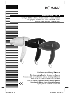 Manual de uso Bomann HT 896 CB Secador de pelo