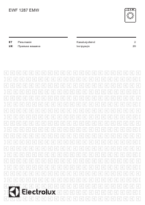 Посібник Electrolux EWF1287EMW Пральна машина