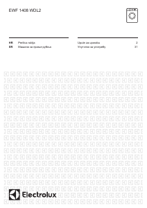 Priručnik Electrolux EWF1408WDL2 Stroj za pranje rublja
