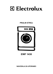 Priročnik Electrolux EWF1430 Pralni stroj