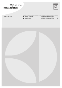 Kullanım kılavuzu Electrolux EWF146410W Çamaşır makinesi