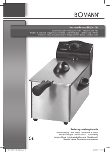 Manual Bomann FR 2201 CV Deep Fryer