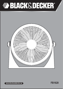 Manual Black and Decker FB1620 Fan