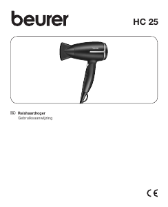 Handleiding Beurer HC 25 Haardroger