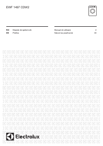 Manual Electrolux EWF1497CDW2 Mașină de spălat